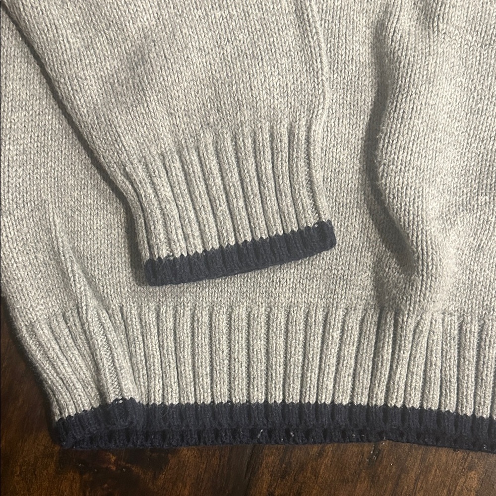 Gymboree Gray Sweater with Blue and Orange Mountain Design - Picture 4 of 6